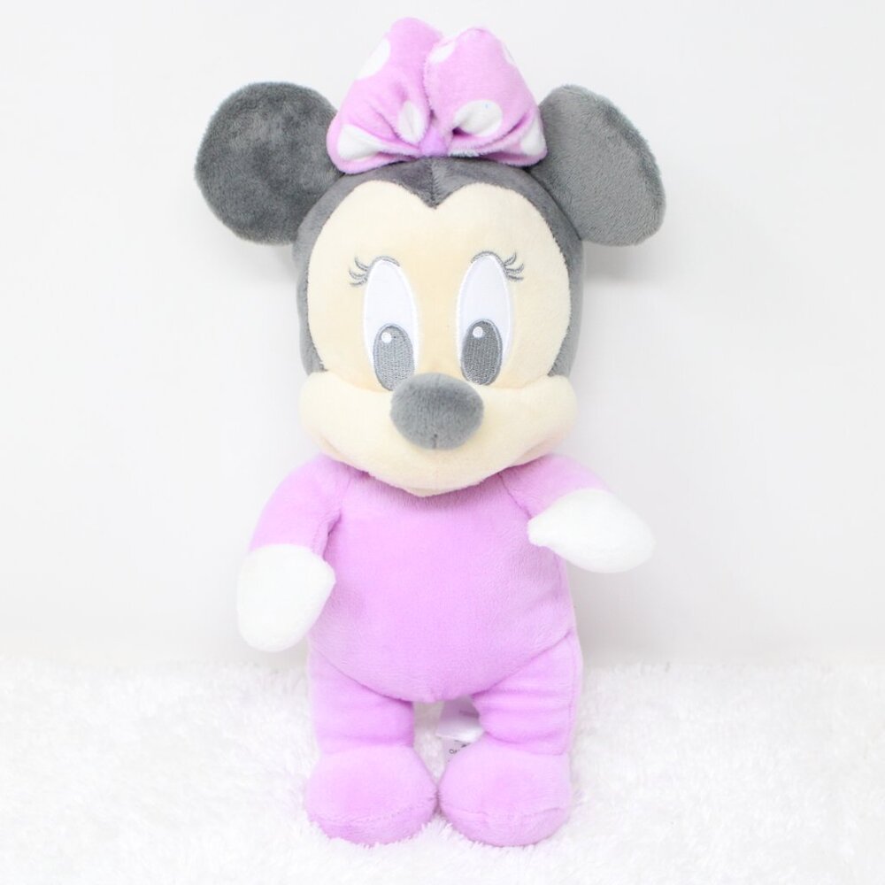 Minnie Mouse Plush Pastel Disney Parks Authentic Stuffed‎ Animal 11" tall